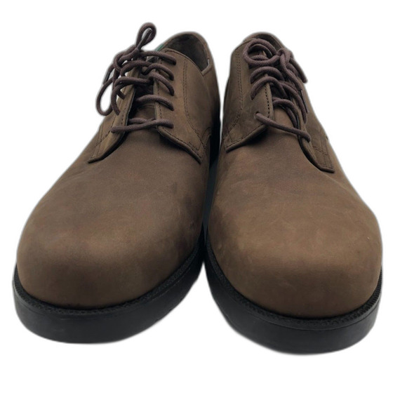 School Issue Men\'s Brown Leather Oxford Shoes Size 12M All Day Comfort Work main image 10